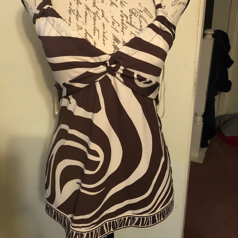 Bcbgmaxazria halter top